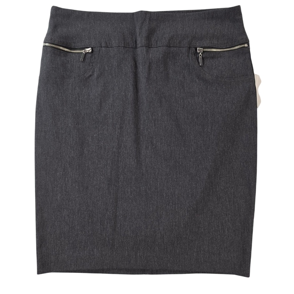 NWT Charcoal Stretch Business Office Casual Pencil Skirt Womens Large‎ by Joe B